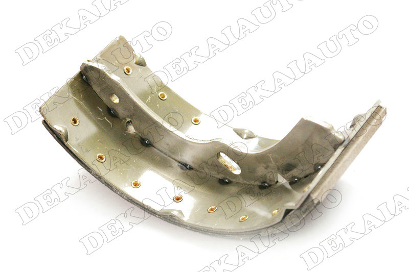 Brake lining with steel back
